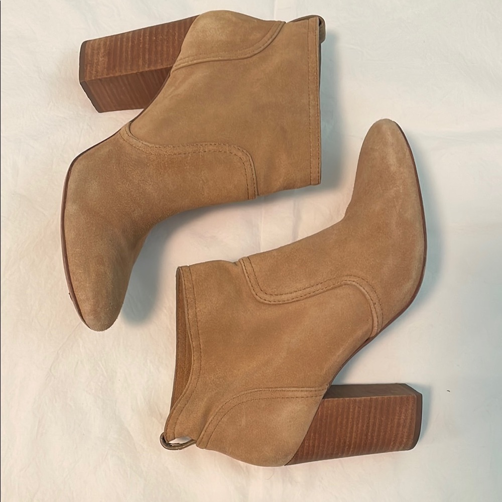 Tory Burch Suede Ankle Boots - Size 10